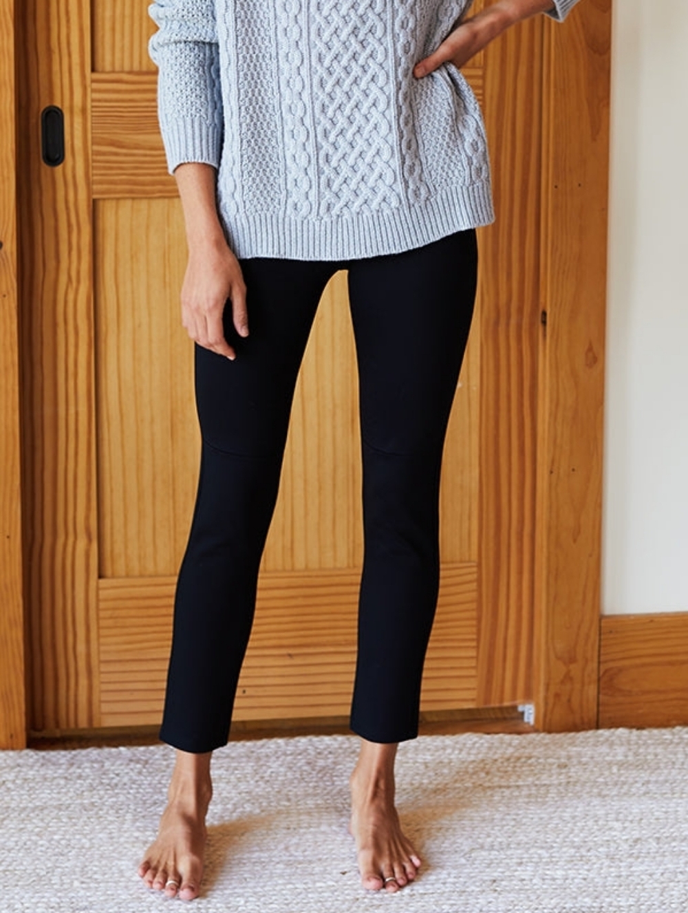 Emerson Fry Layering Pant 3 - Black Ponte